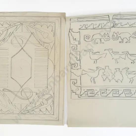 John Weeks (1888 - 1965) - 12 Assorted Sketchbook Studies