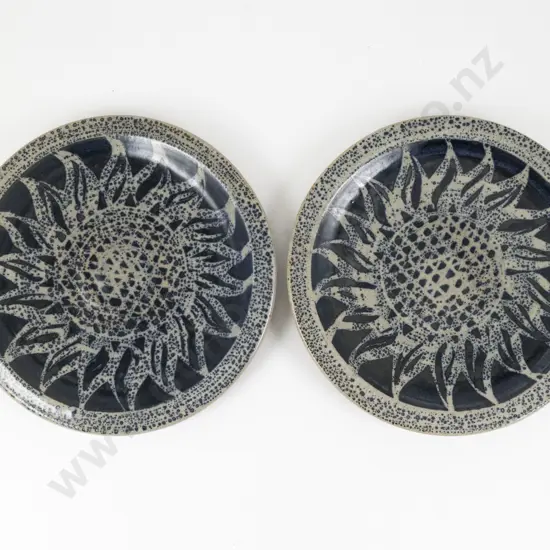 Pair Mirek Smisek Dinner Plates