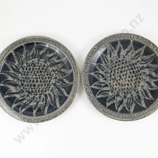 Pair Mirek Smisek Dinner Plates