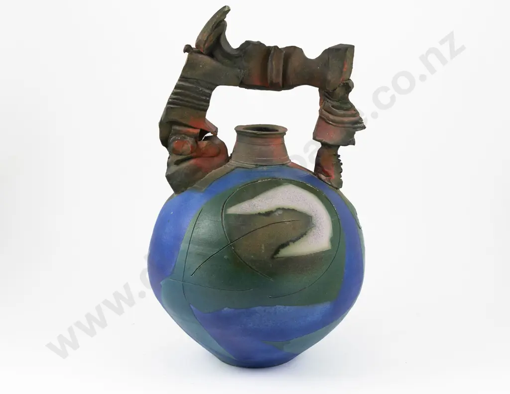 Barry Ball Handled Vase Image 1++