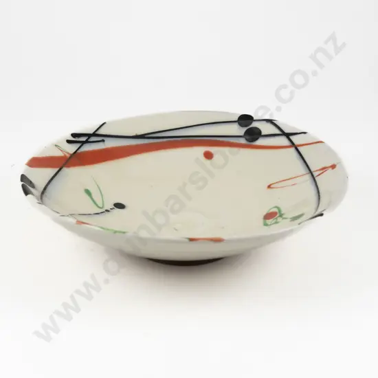 Campbell Hegan Polychrome Glazed Bowl
