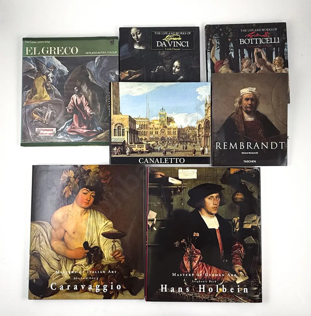 Seven Assorted European Art Reference Volumes Image 1++