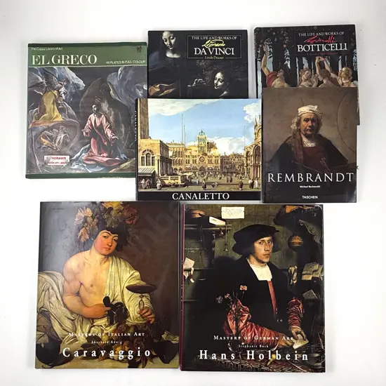 Seven Assorted European Art Reference Volumes