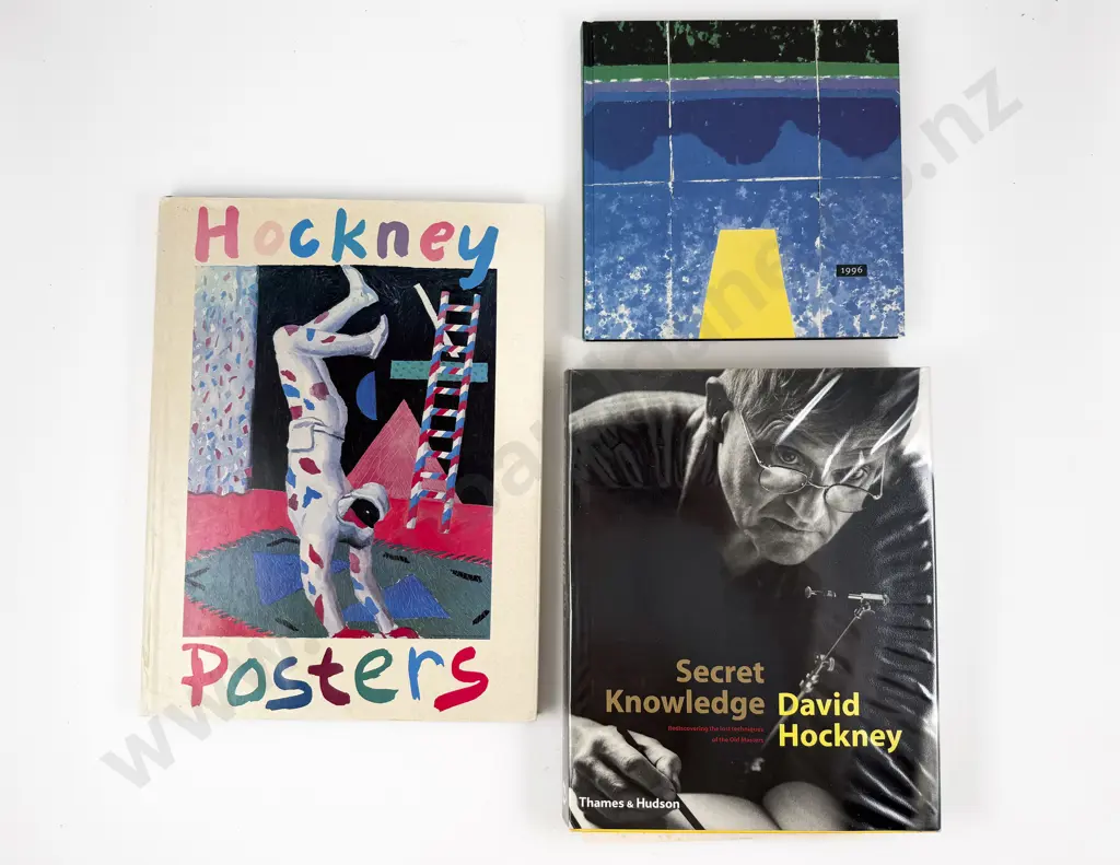 Three David Hockney Reference Volumes Image 1++