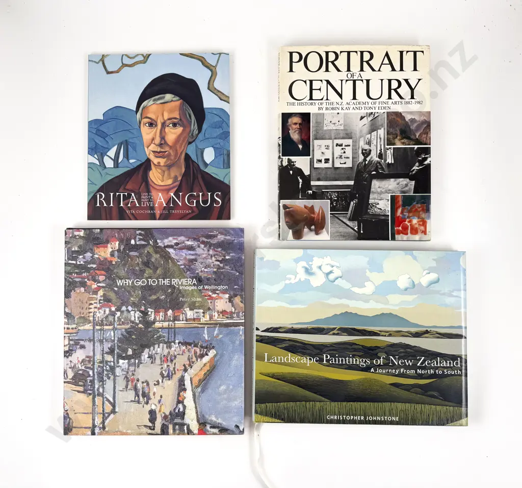 Four Assorted NZ Art Reference Volumes Image 1++