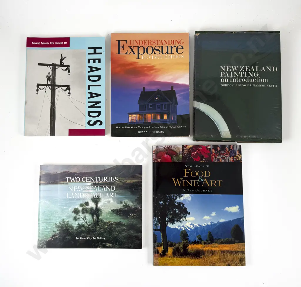 Five New Zealand Art Reference Volumes Image 1++