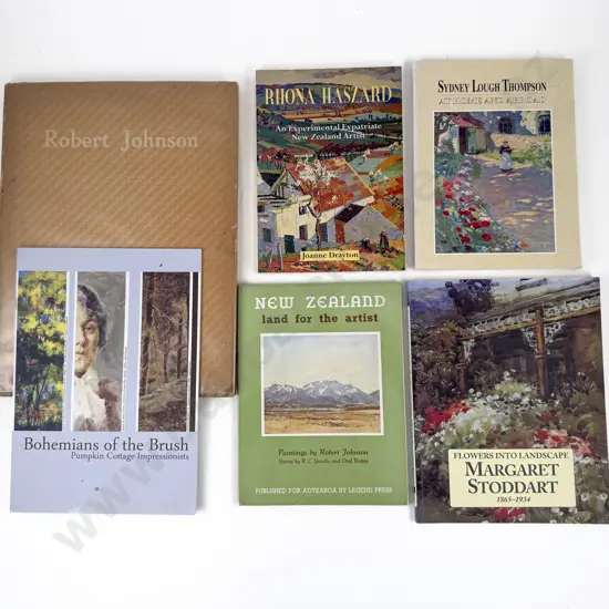 Six New Zealand Art Reference Volumes
