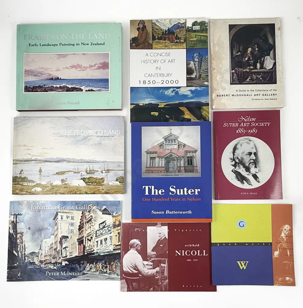 Nine New Zealand Art Reference Volumes Image 1++