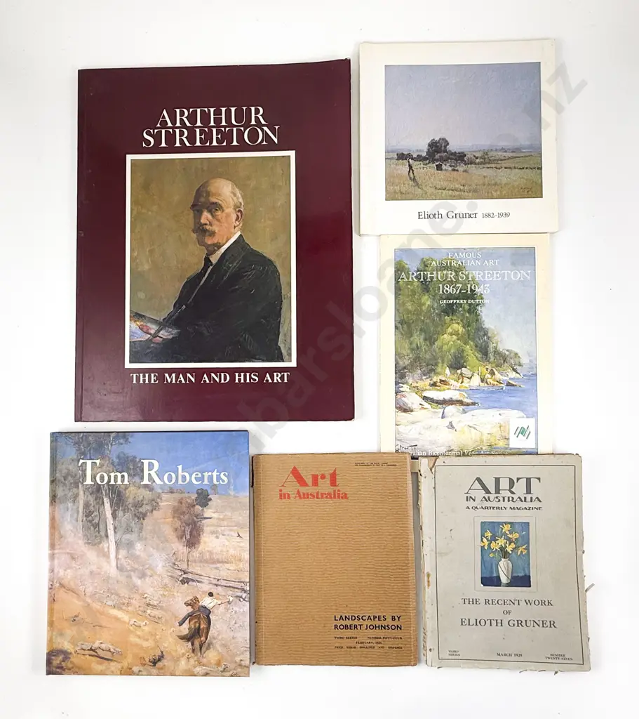 Six Australian Art Reference Volumes Image 1++