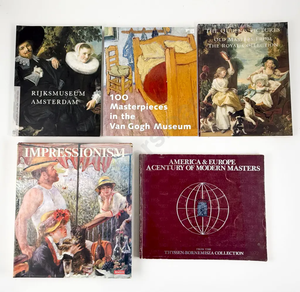 Five European Art Reference Volumes Image 1++