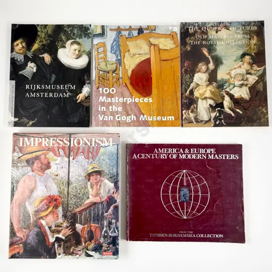 Five European Art Reference Volumes