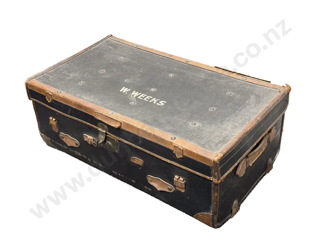 John Weeks' Travel Trunk and Some Sketchbooks and Ephemera Image 1++
