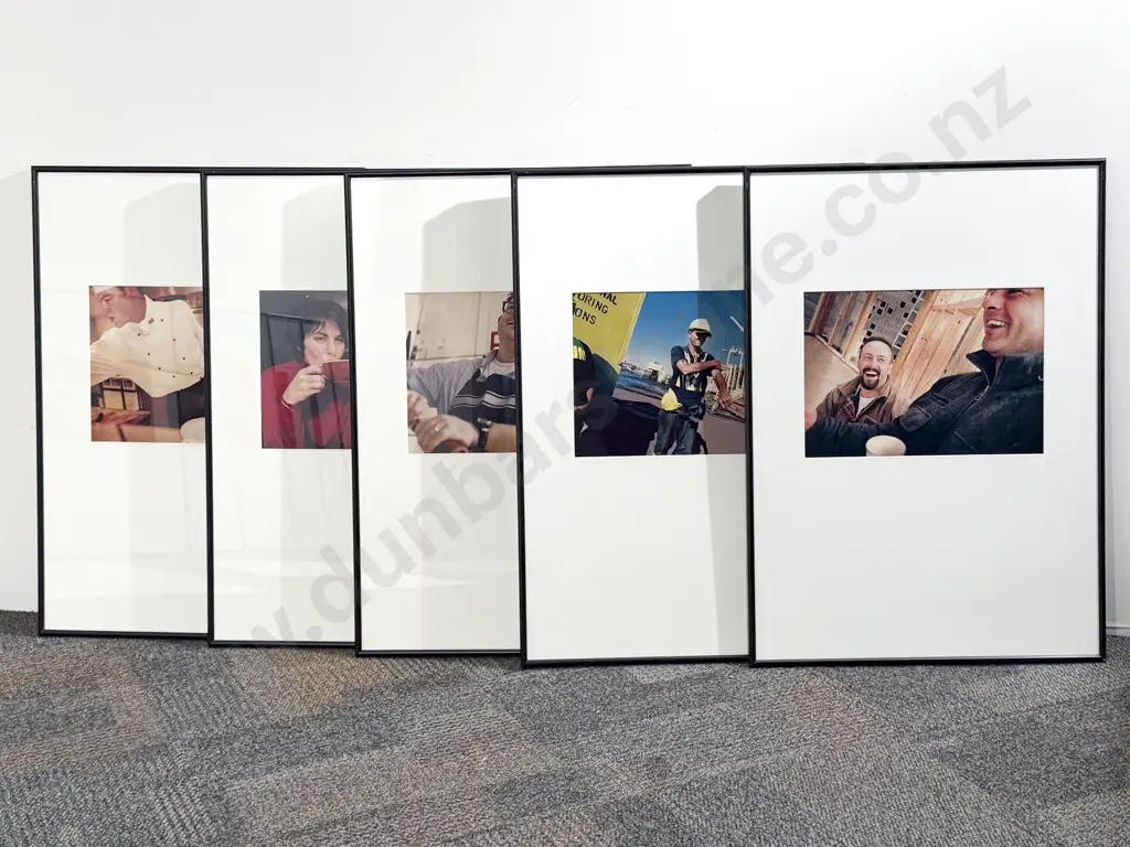 Set of Five Framed Photographs Image 1++