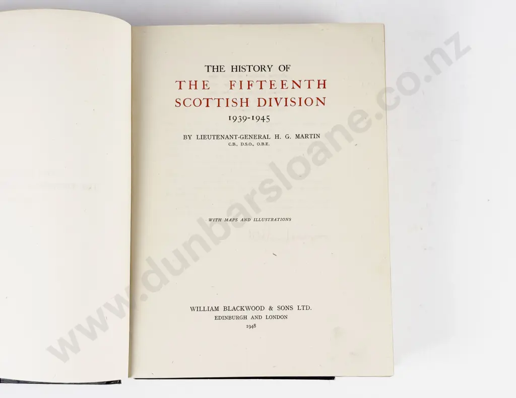 Lieut-General H G Martin - History Of The Fifteenth Scottish Division 1939-1945 Image 1++