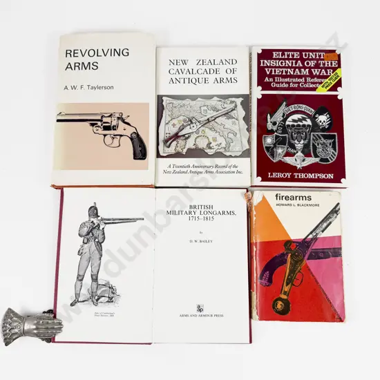 5 Volumes On Antique Arms, Insignia Etc