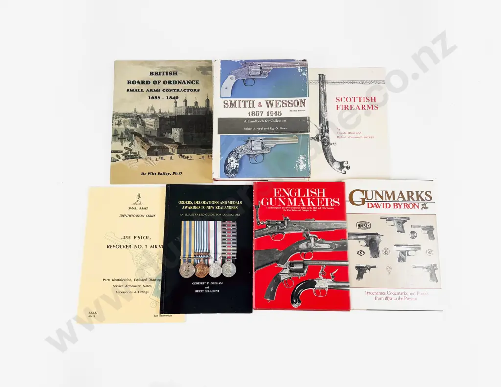 7 Volumes On Guns Rifles Medals Etc Image 1++