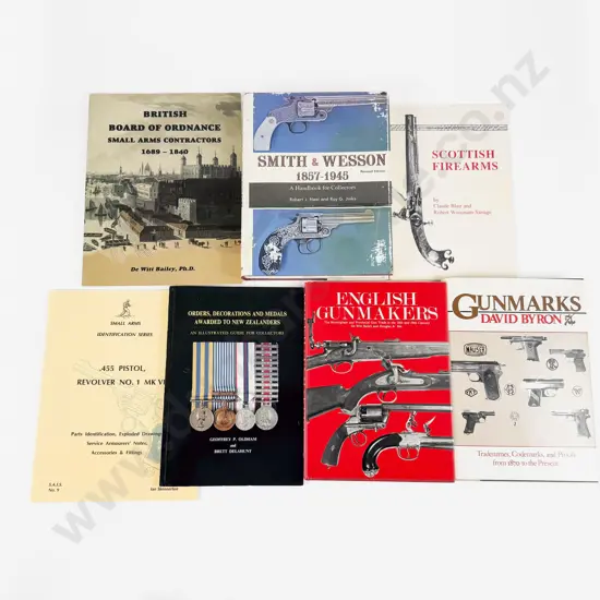 7 Volumes On Guns Rifles Medals Etc