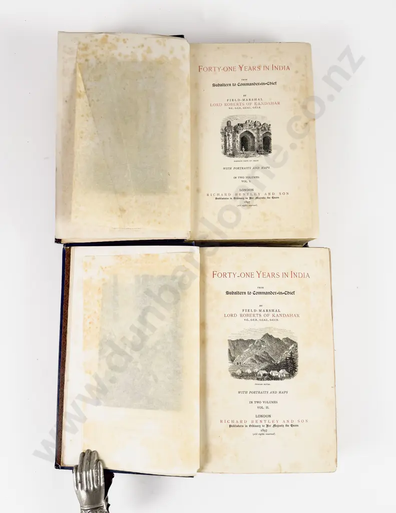 Field-Marshall Lord Roberts Of Kandahar - Forty-One Years In India (2 Volumes) Image 1++
