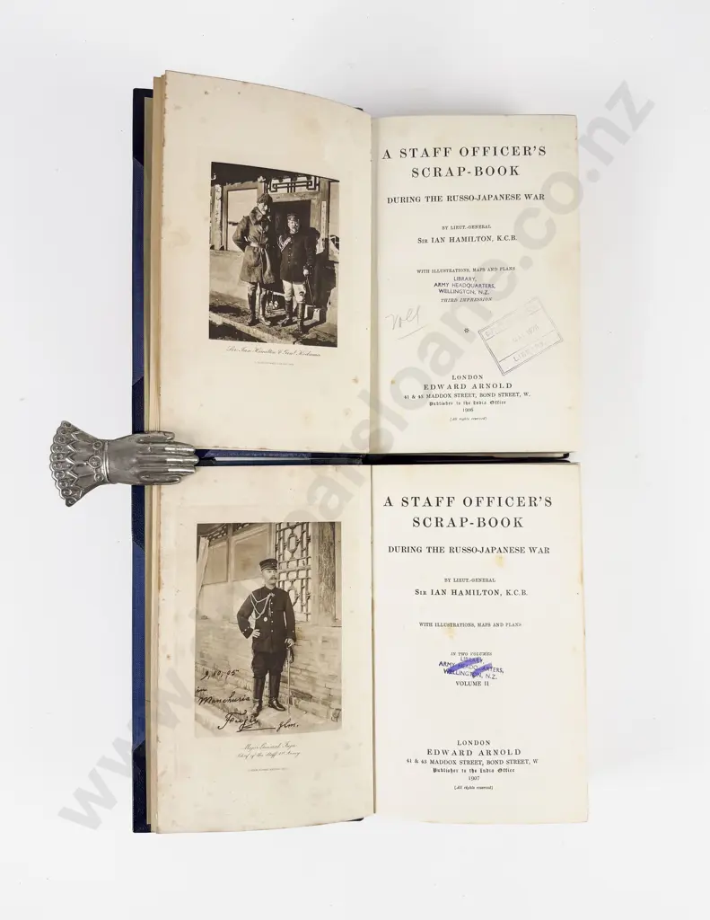 Hamilton Lieut-Gen Sir Ian - A Staff Officers Scrap-Book (2 Volumes) Image 1++