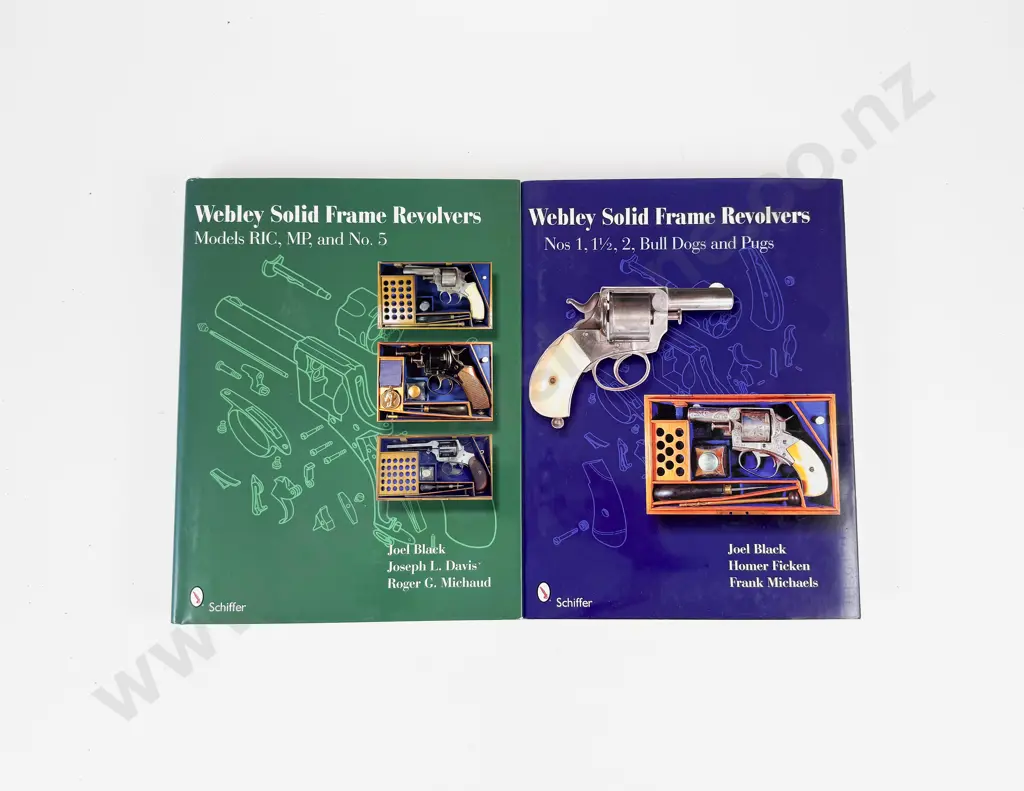 2 Volumes On Webley Solid Frame Revolvers Image 1++