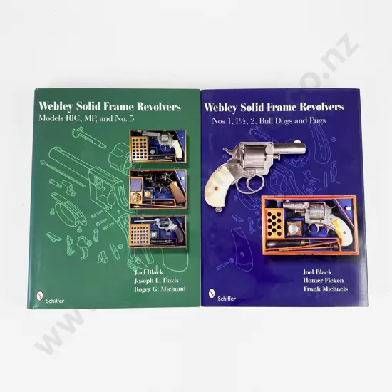2 Volumes On Webley Solid Frame Revolvers