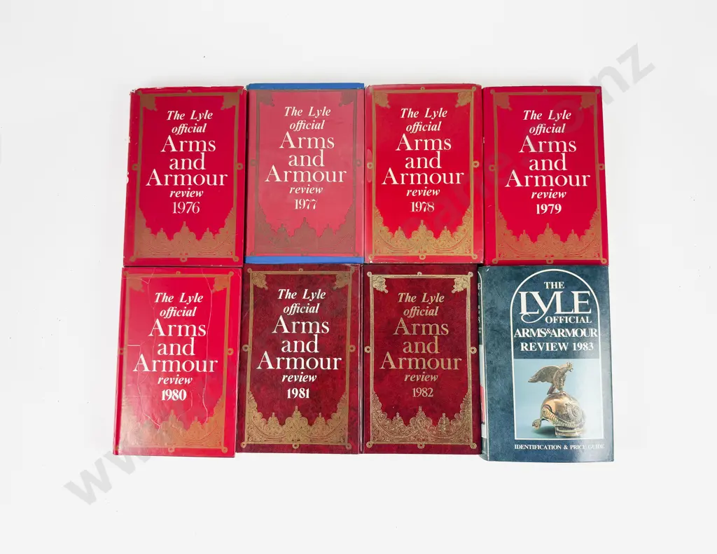 8 Volumes Of The Lyle Official Arms & Armour Review 1976-1983 Image 1++