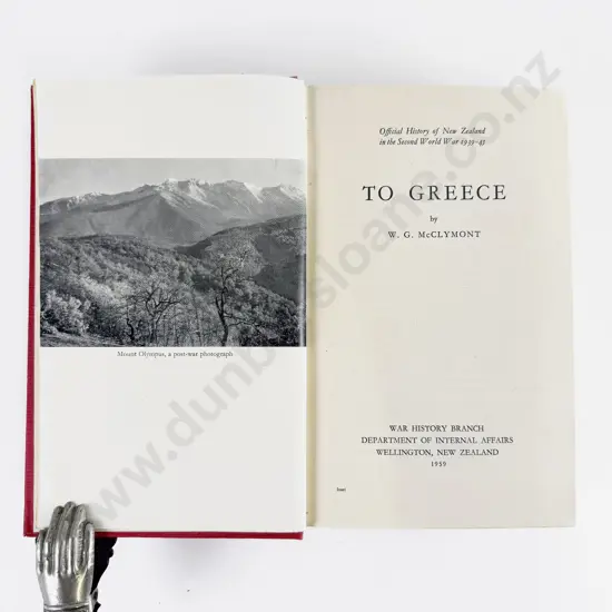 McClymont W G - To Greece