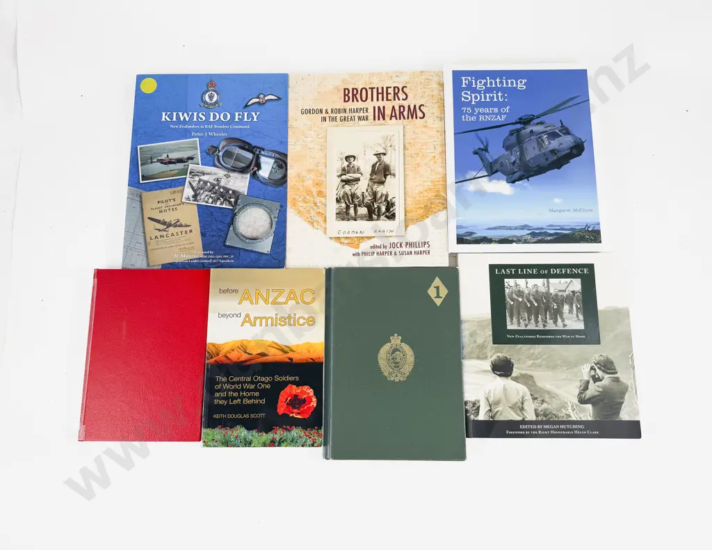 7 Various NZ Military & War Related Volumes Image 1++