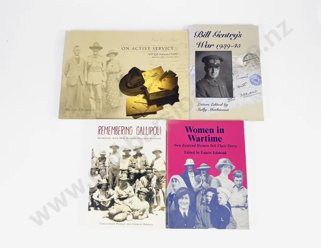 4 NZ War Related Volumes Image 1++