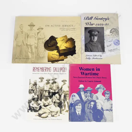 4 NZ War Related Volumes
