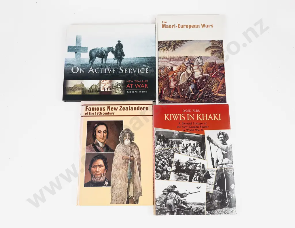 4 Large NZ Related War Volumes Image 1++
