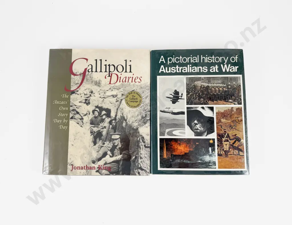 2 Large Gallipoli & Australians at War Books Image 1++