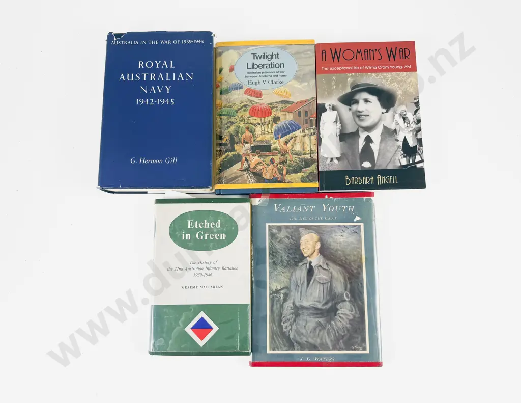 5 Australian War Related Books Image 1++