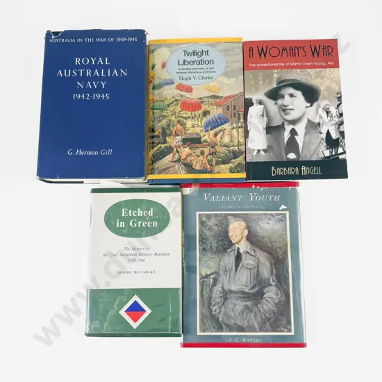 5 Australian War Related Books
