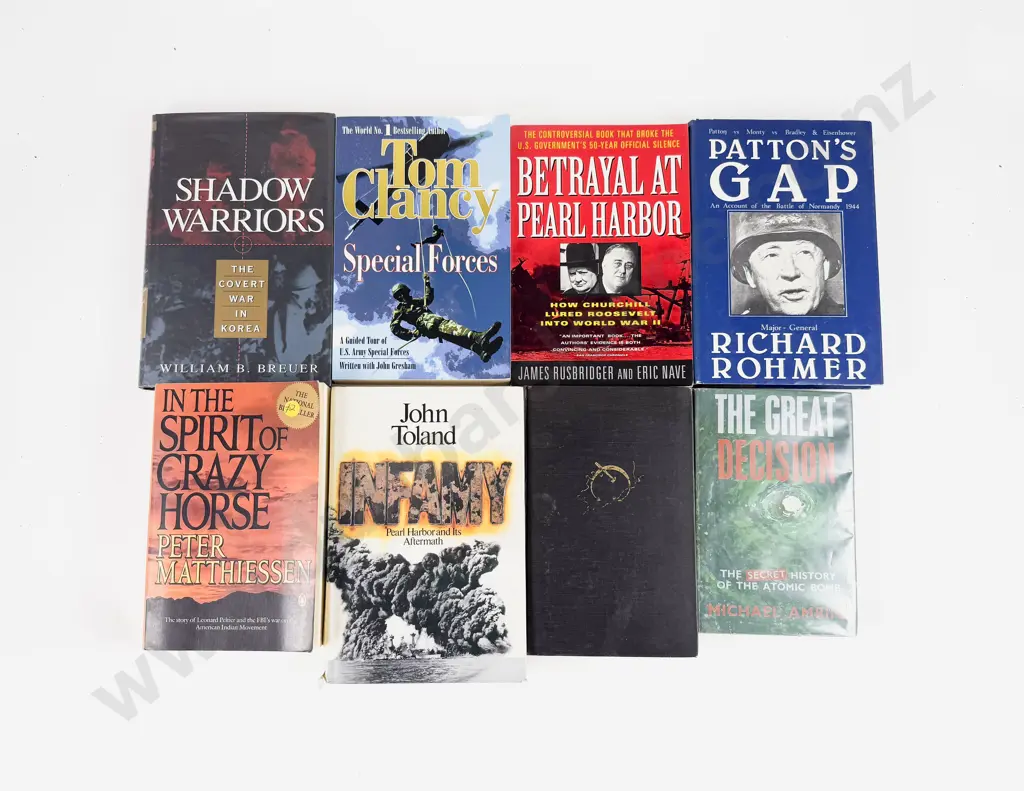 8 Books On Special Forces, Pearl Harbour, Korean War, Etc Image 1++