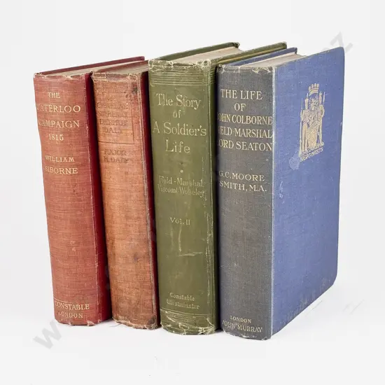 The Waterloo Campaign & 3 Various Military Biographies
