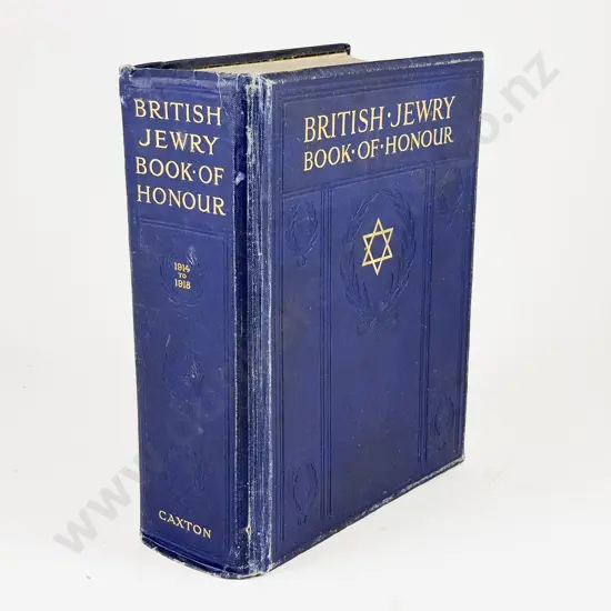 Adler Rev Michael - British Jewry Book of Honour