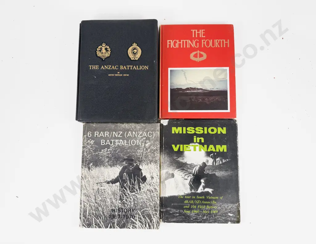 5 Large Volumes On Anzac Battalions in Vietnam Image 1++