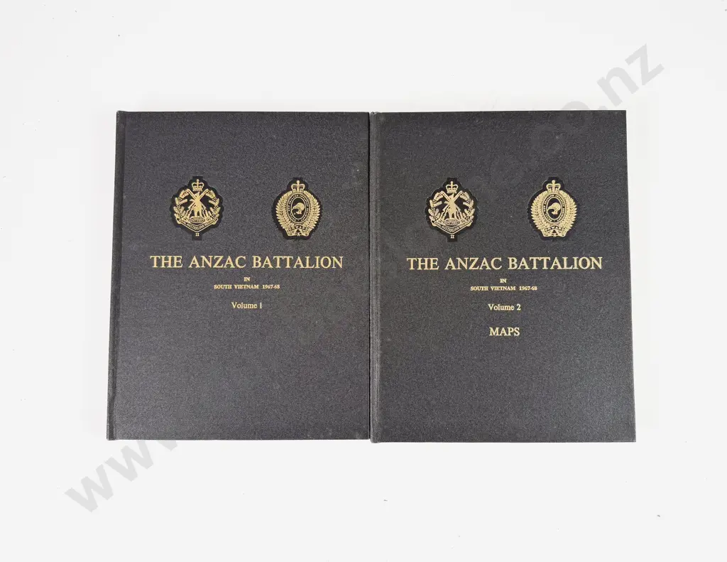 5 Large Volumes On Anzac Battalions in Vietnam Image 1++