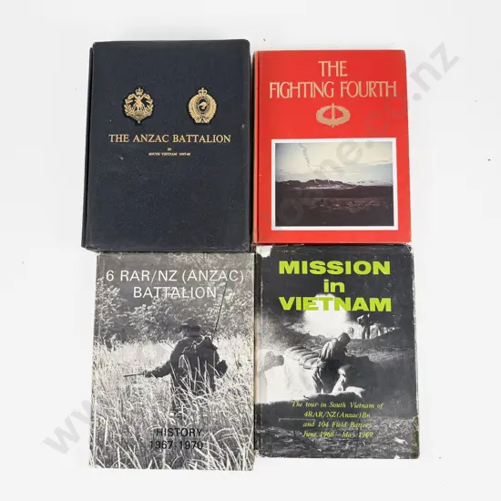 5 Large Volumes On Anzac Battalions in Vietnam