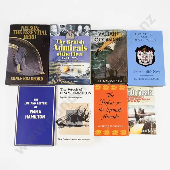 8 Various Naval & Maritime Books