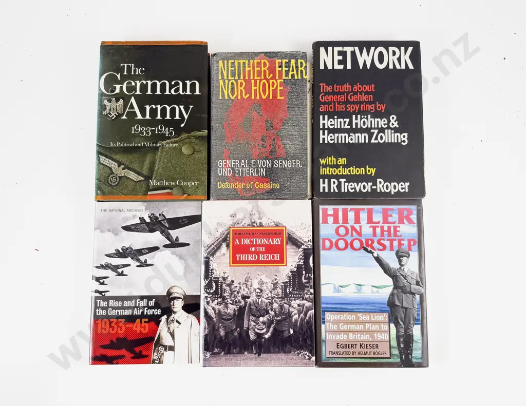 6 German WWII Related Books Image 1++