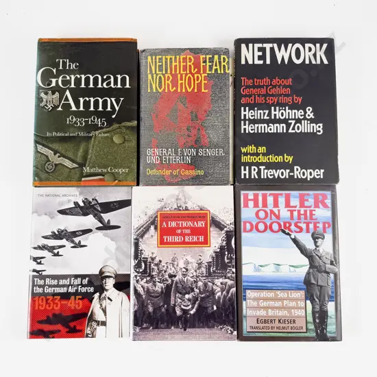 6 German WWII Related Books