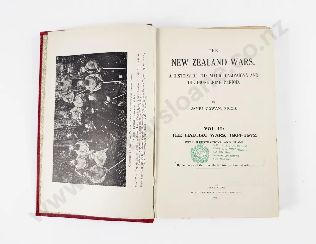 Cowan James - The New Zealand Wars Image 1++