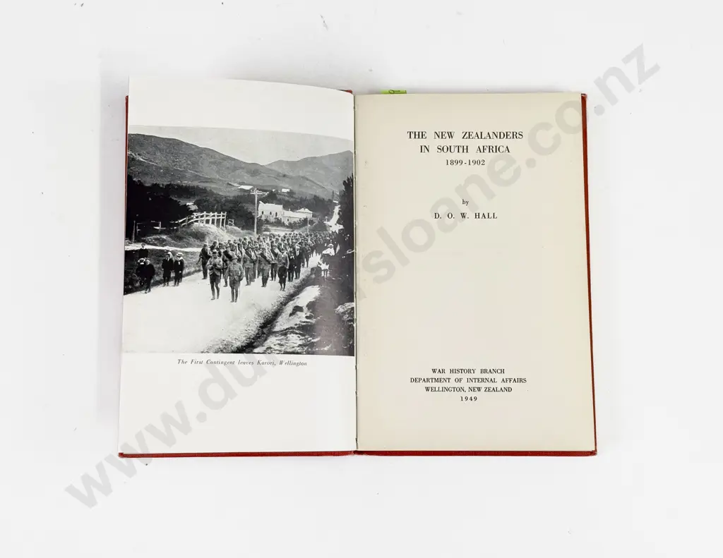 Hall D O W - The New Zealanders In South Africa 1899-1902 Image 1++