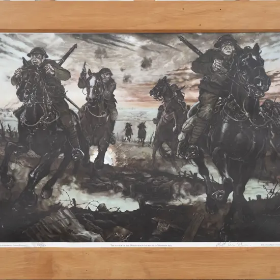 Captain Matt Gauldie - The Attack of the Otago Mounted Rifles at Messines 1917
