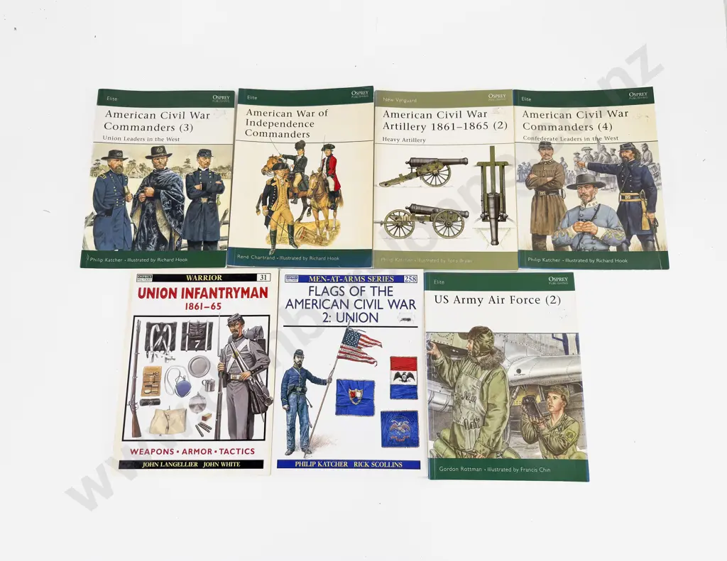 Seven Osprey Booklets American Military History Image 1++