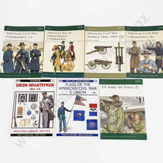Seven Osprey Booklets American Military History