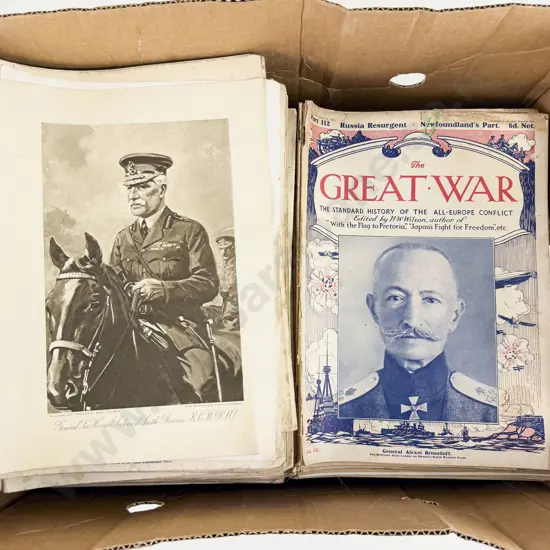 Wilson, H. W., (Editor) A Set Of The Great War Magazines (lacking 109 to 111)