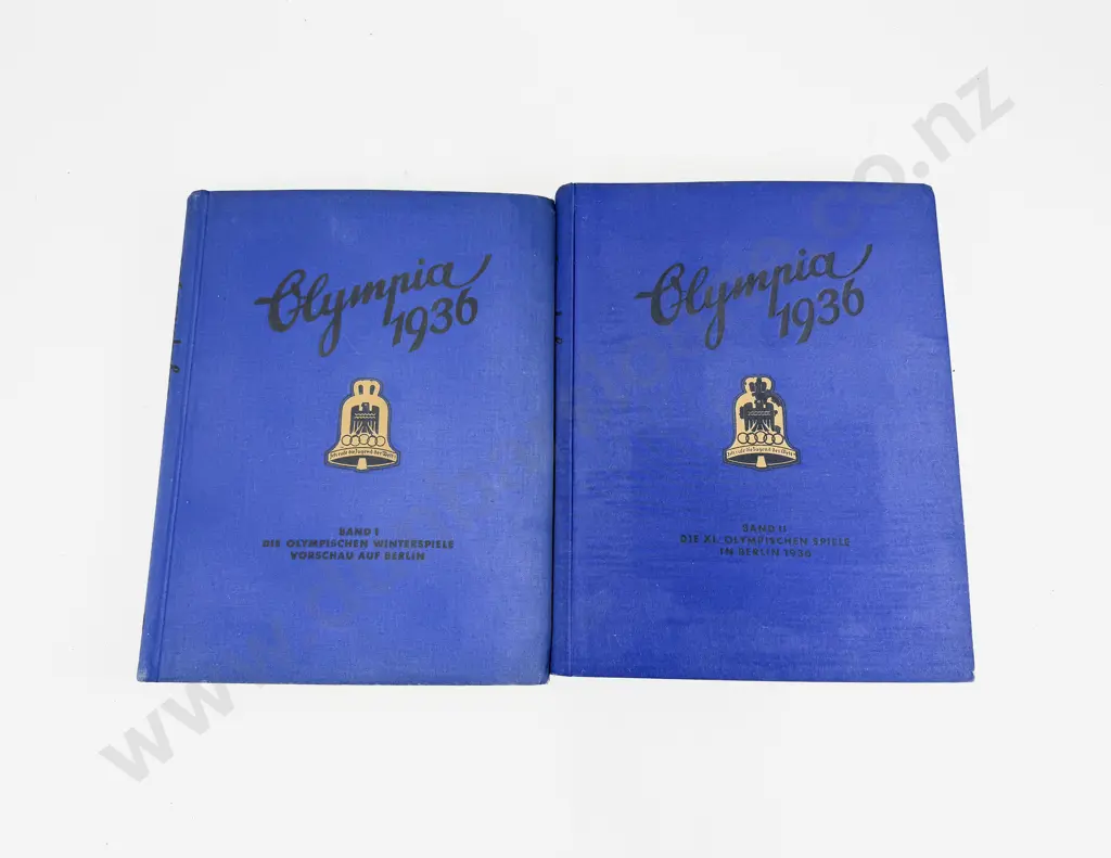 1936 Olympic Games in Berlin Book Edition in Two Volumes Image 1++